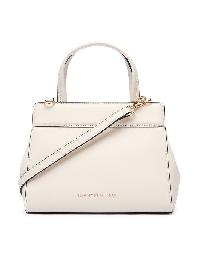 Tommy Hilfiger Handtasche Tommy Hilfiger Th Modern Mini Satchel AW0AW18726 Creme