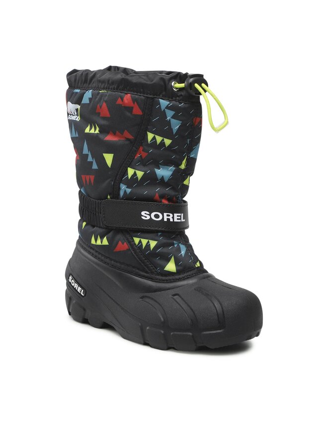 Sorel Schneeschuhe Sorel Youth Flurry Print NY3504 Schwarz
