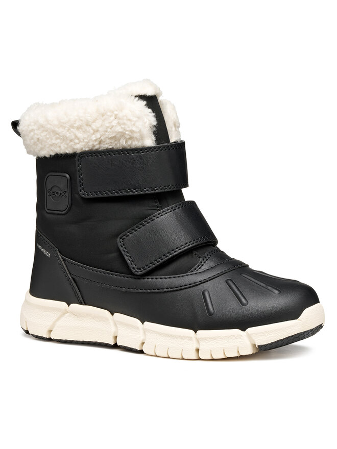 Geox Čizme za snijeg Geox J Flexyper B Ab J46APC 0BCFU C9999 D Crna