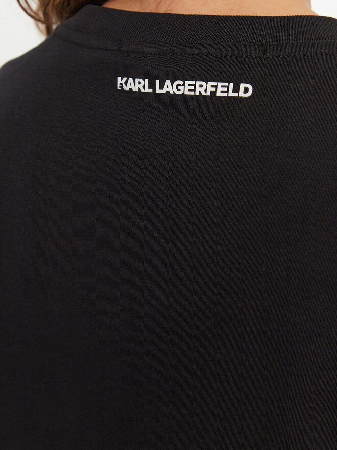 KARL LAGERFELD KARL LAGERFELD Camiseta A1W17021 Negro Regular Fit