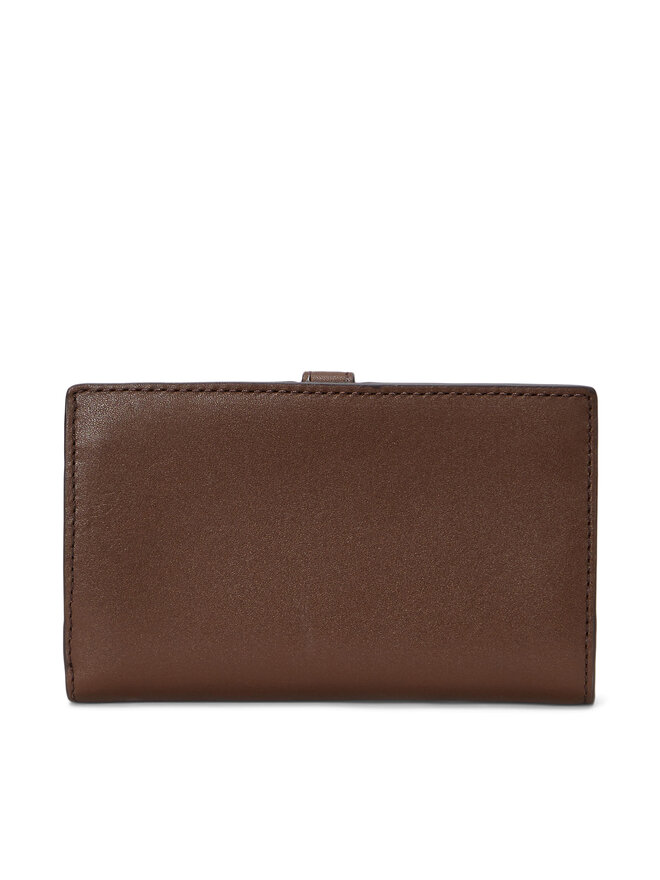 LAUREN RALPH LAUREN Duży Portfel Damski LAUREN RALPH LAUREN 432915358006 Brązowy