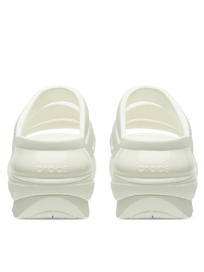 Crocs Pantoletten Crocs Mega Crush Triple Strap 209842 Écru