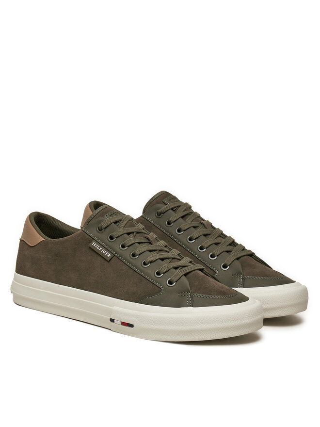 Tommy Hilfiger Zapatillas Tommy Hilfiger Vulc Street Low FM0FM05458 Verde