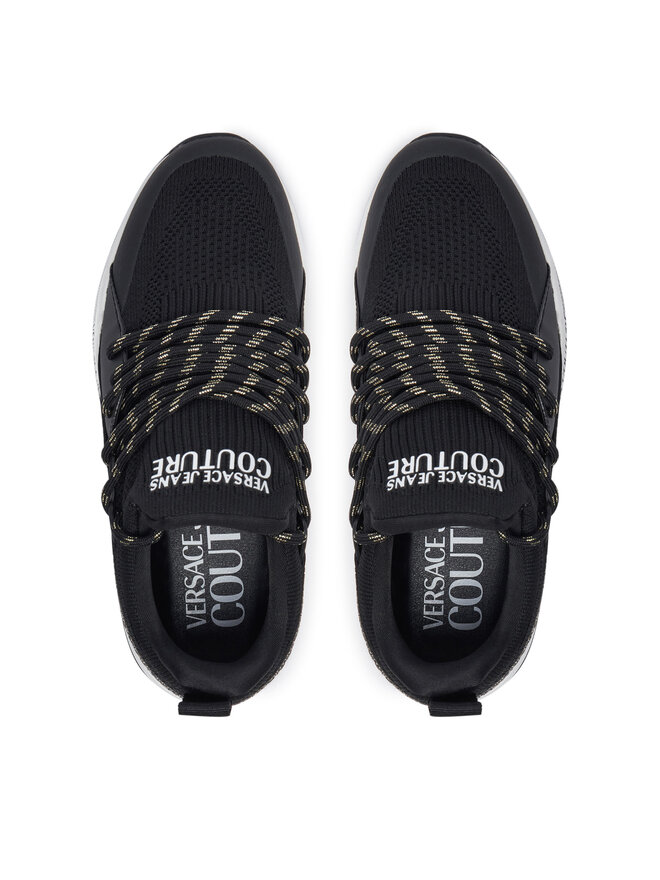 Versace Jeans Couture Sneakersy Versace Jeans Couture Dynamic 77VA3SA8 Czarny