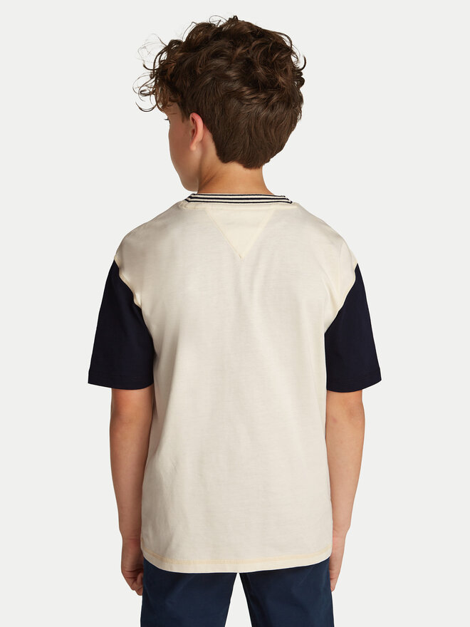 Tommy Hilfiger Tommy Hilfiger Marškinėliai Monotype Graphic KB0KB09360 Smėlio Regular Fit