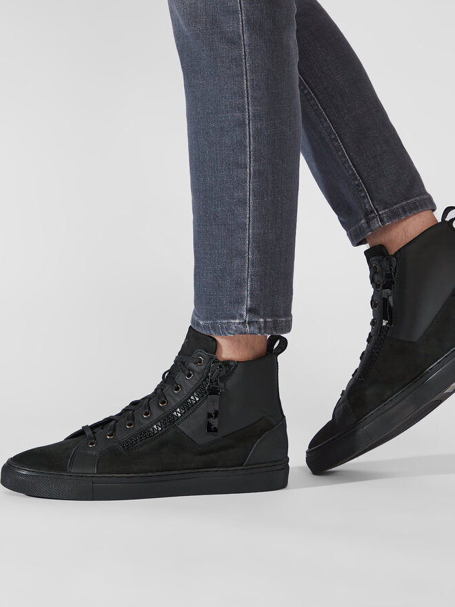 Nik Sneakersy Nik 02-0629-11-4-01-03 Čierna