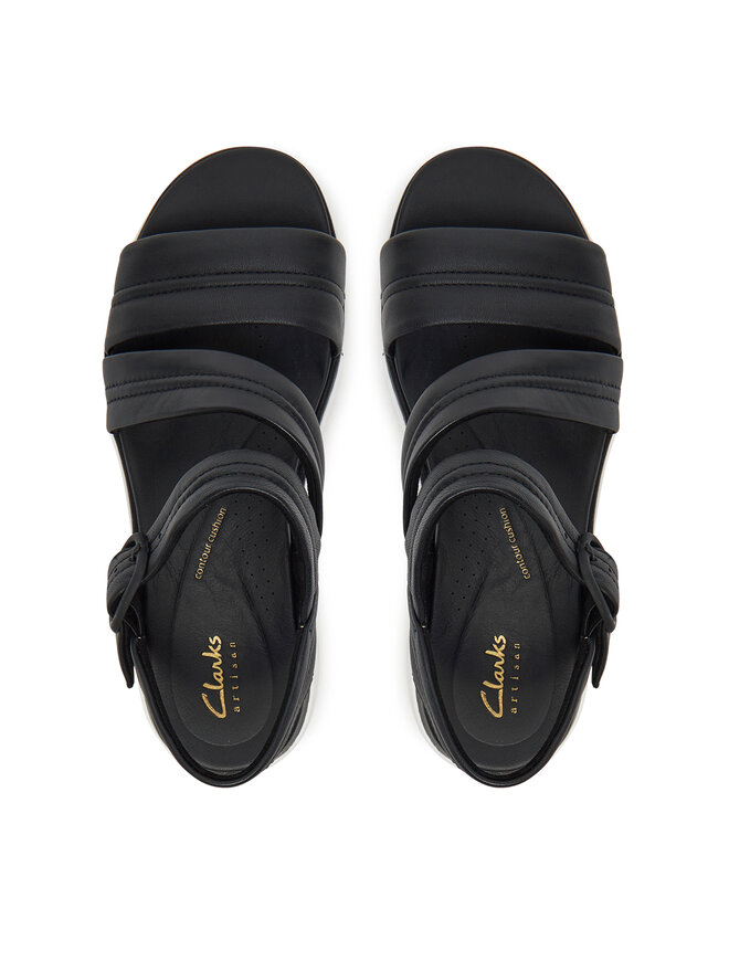Clarks Σανδάλια Clarks Tuscan Strap 26181473 Μαύρο