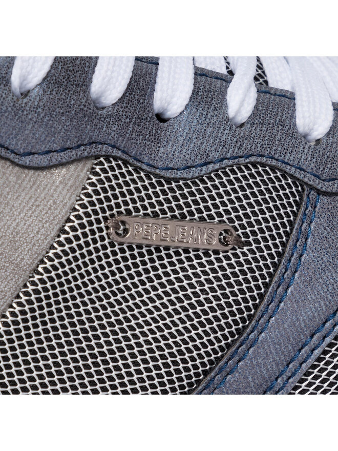 Sneakersy Pepe Jeans Zion Mesh PLS30906 St ibrna eobuv.cz