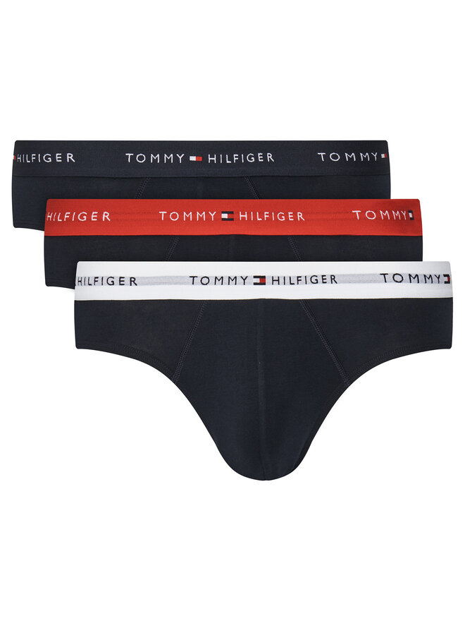 Tommy Hilfiger Tommy Hilfiger Σετ σλιπ 3 τμχ. UM0UM03471 Μαύρο