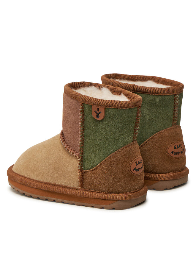 EMU Australia Sniega zābaki EMU Australia Wallaby Mini Patchwork K13105 Bēšs