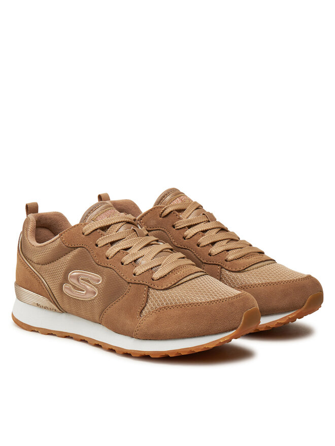 Skechers Sneakersy Skechers 111/TAN Brązowy