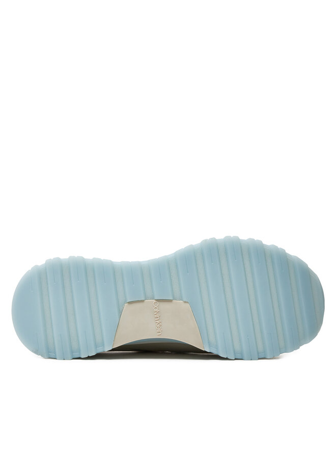 Calvin Klein Сникърси Calvin Klein Runner Lace Up Pearl Mix M HW0HW02079 Бежов