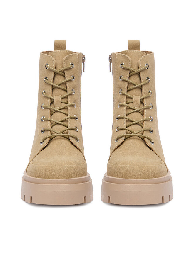 DeeZee Botines planos DeeZee W4LH101007 Beis