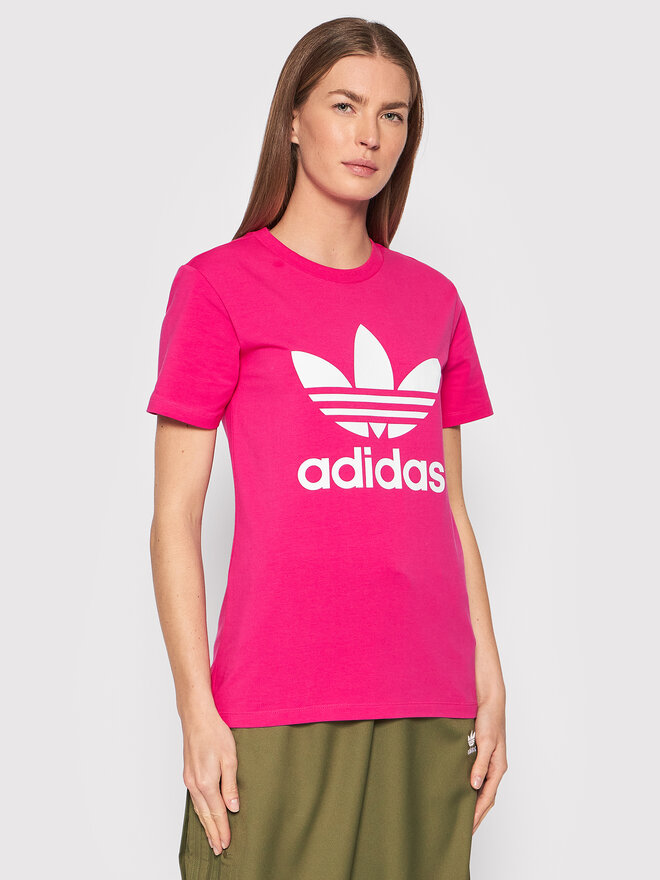adidas adidas Marškinėliai adicolor Classics Trefoil HG3785 Rožinė Regular Fit