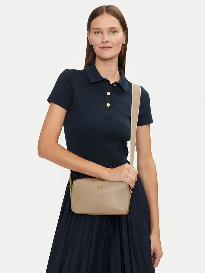 Tommy Hilfiger Kabelka Tommy Hilfiger AW0AW16439 Béžová