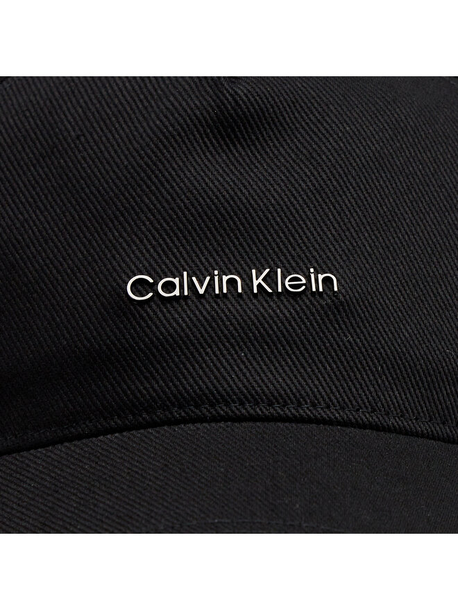 Calvin Klein Шапка с козирка Calvin Klein Elevated Softs K60K611905 Черен