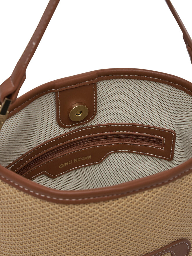 GINO ROSSI Handtasche Gino Rossi RCI9753. Braun
