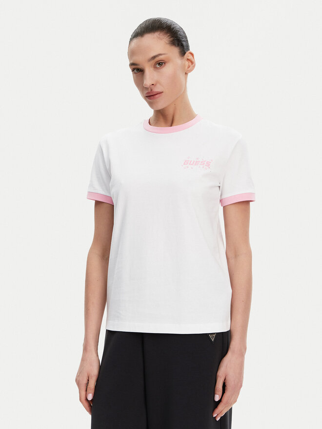 Guess Guess Póló V5GI11 I3Z14 Fehér Regular Fit