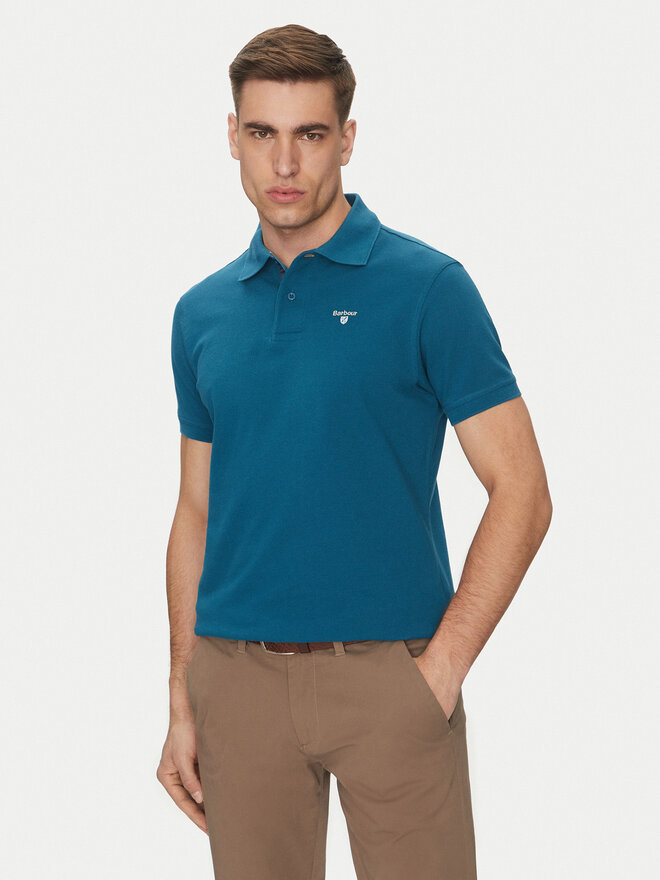 Barbour Barbour Polo marškinėliai Tartan MML0012AQ72 Mėlyna Regular Fit