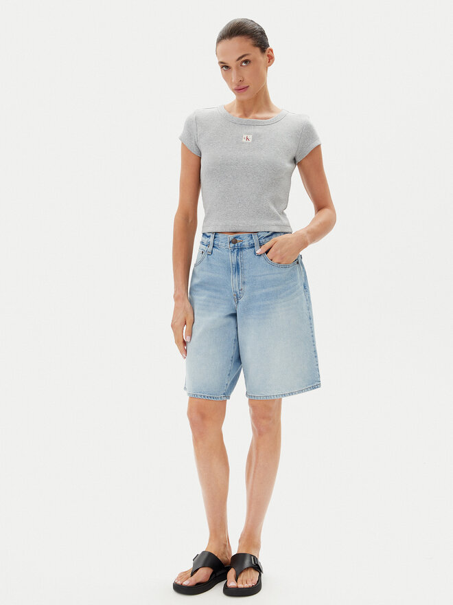 Calvin Klein Jeans Calvin Klein Jeans Camiseta LV047C200G Gris Slim Fit