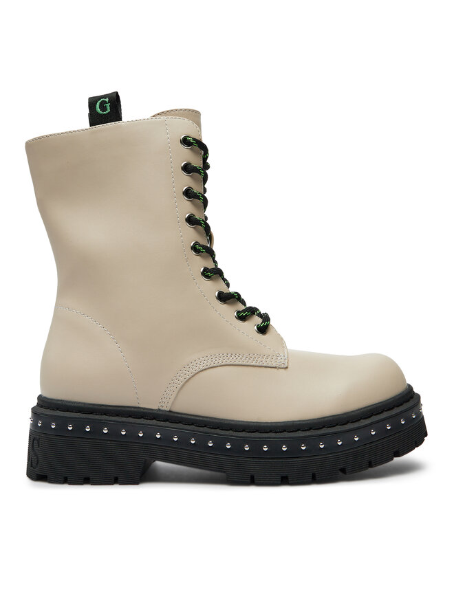 Guess Schnürstiefeletten Guess Joya FL7JYA LEA10 Écru