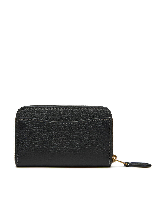 Coach Малък дамски портфейл Coach CR551 Черен