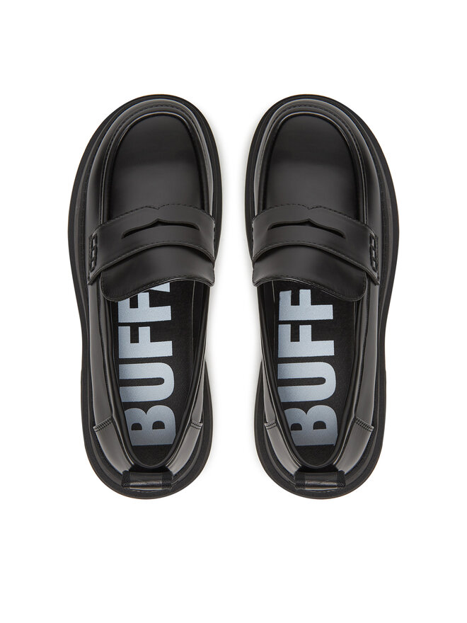 Buffalo Slipper Buffalo Pluto Loafer 1624086 Schwarz