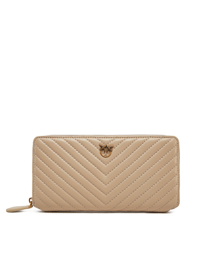 PINKO Nagy női pénztárca PINKO Ryder Zip Around AI 24-25 PCPL 100250 A0GK Bézs