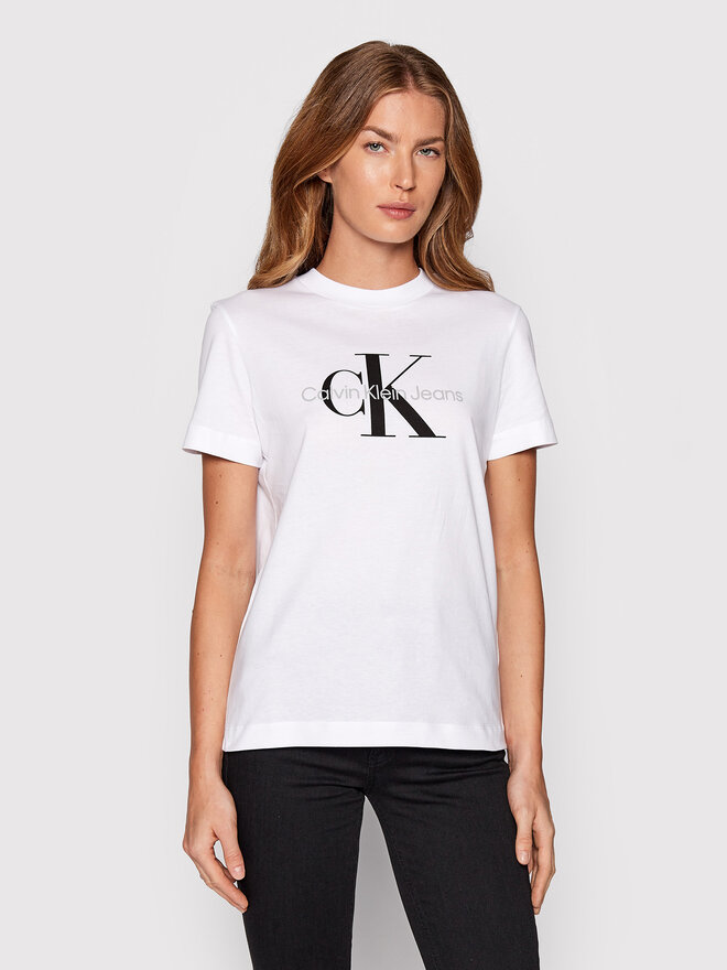 Calvin Klein Jeans Calvin Klein Jeans T-Shirt J20J219142 Λευκό Regular Fit