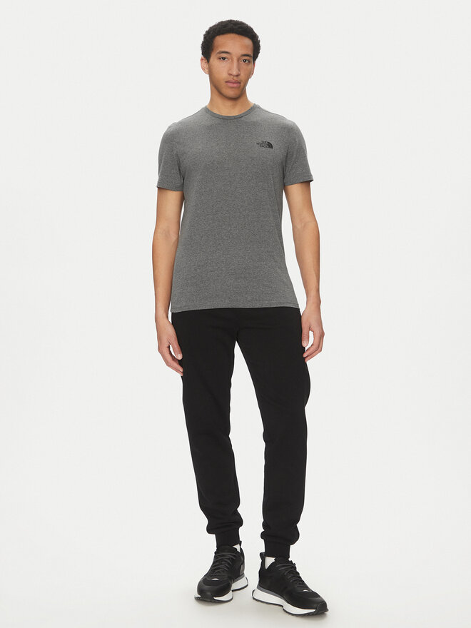 The North Face The North Face Marškinėliai Simple Dome Tee NF0A2TX5 Pilka Regular Fit