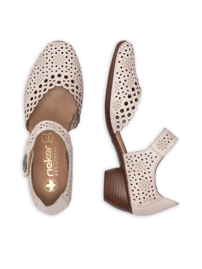 Rieker Pantofi pumps Rieker 43753-60 Bej