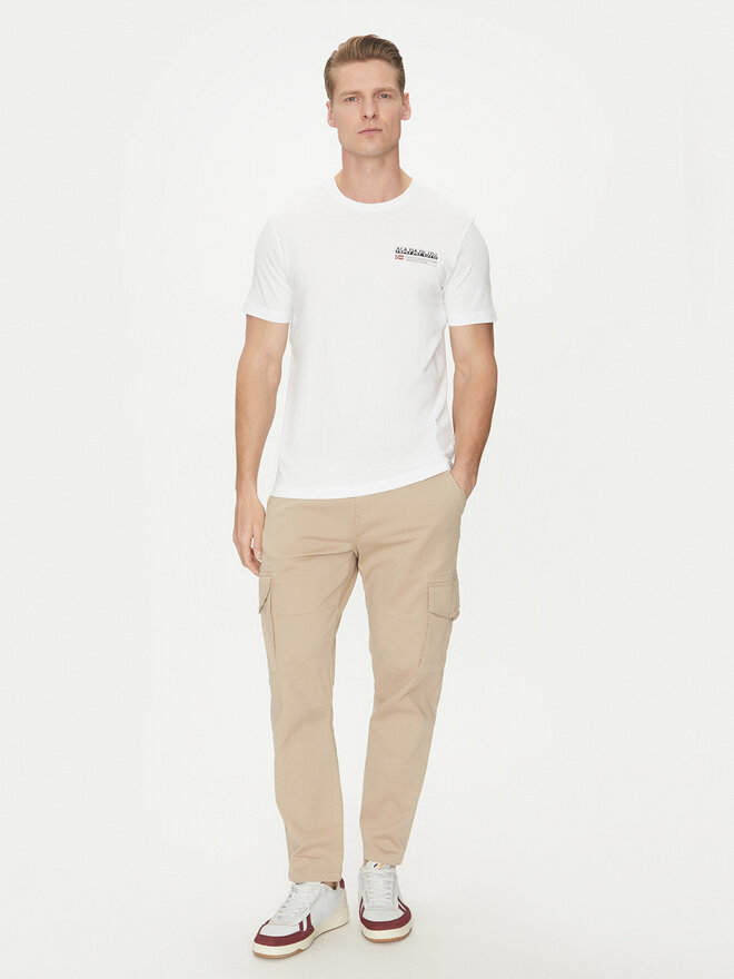 Napapijri Napapijri Camiseta Kasba NP0A4HQQ Blanco Regular Fit