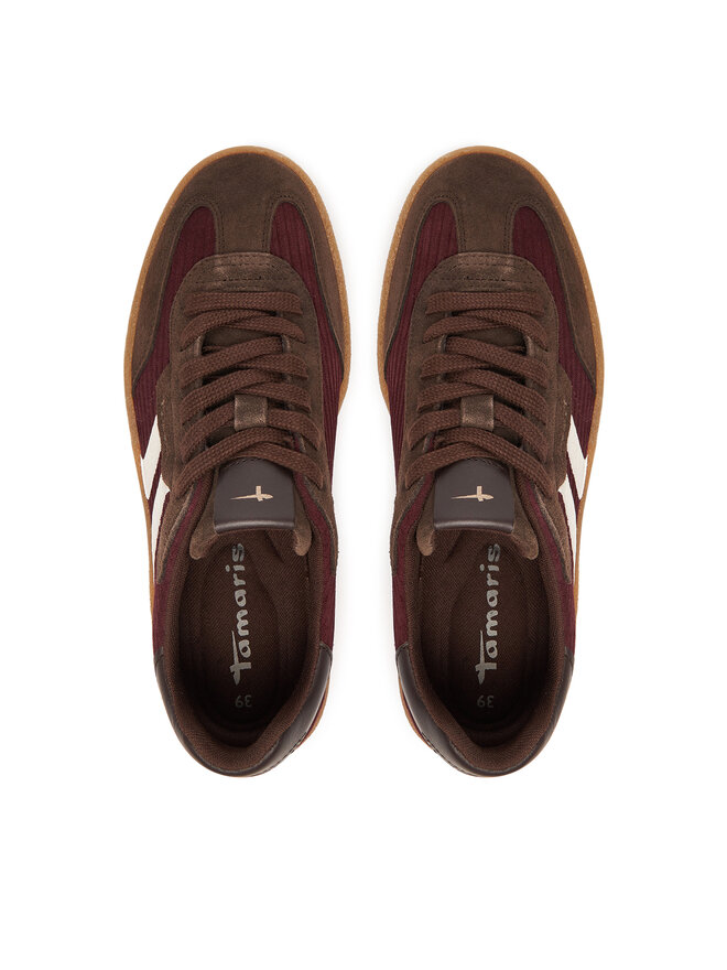 Tamaris Sneakersy Tamaris 1-23723-44 Bordowy