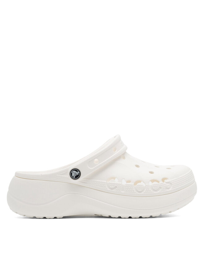 Crocs Παντόφλες Crocs BAYA PLATFORM CLOG 208186-100 Λευκό