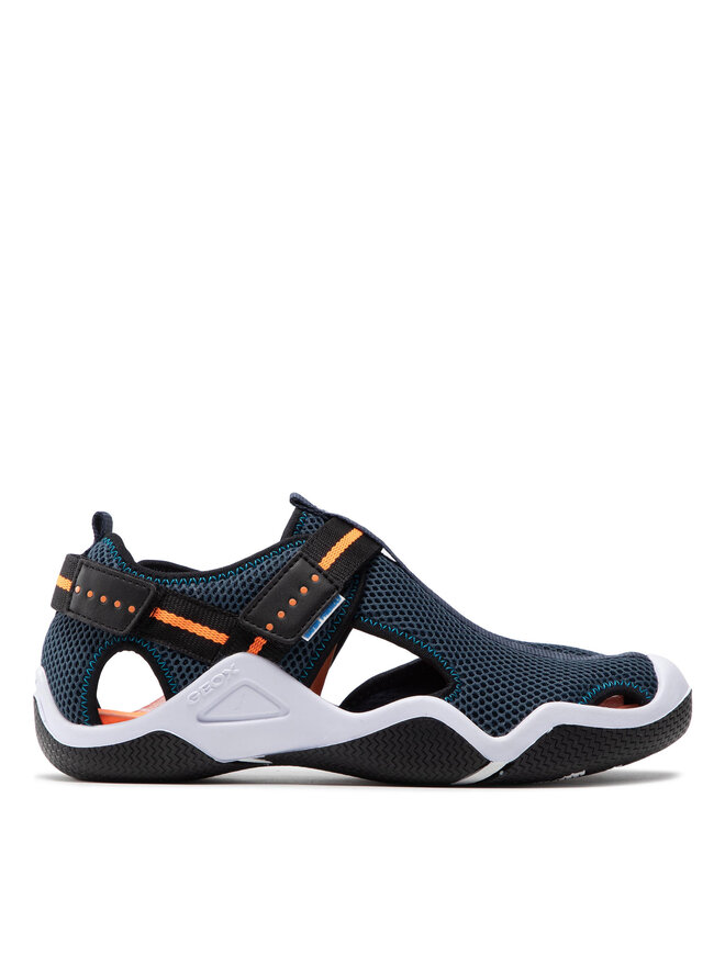 Geox Sandali Geox J Wader B. A J1530A 00014 C4074 D Mornarsko modra