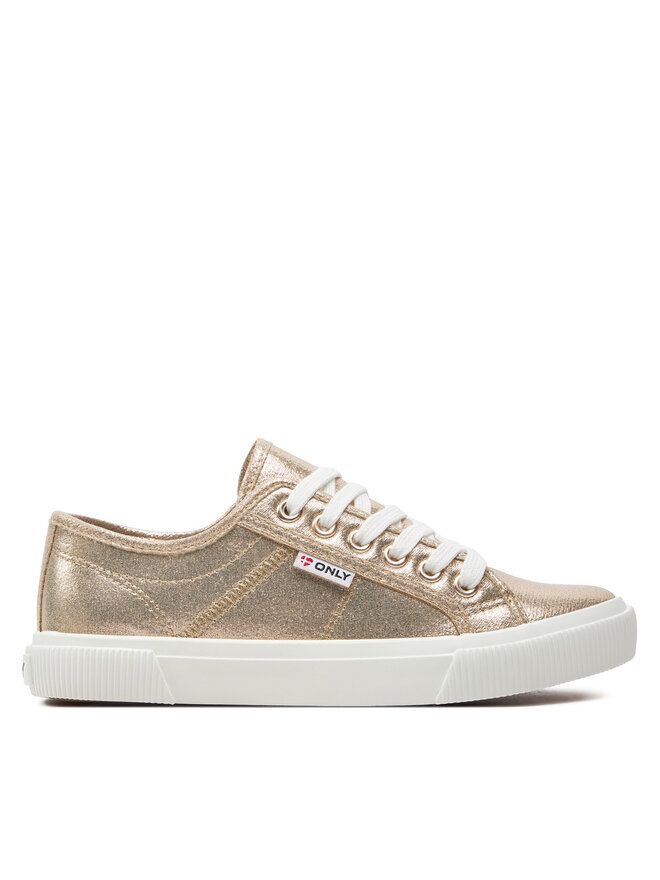 ONLY Shoes Sneakers aus Stoff ONLY Shoes Nicola 15318574 Goldfarben