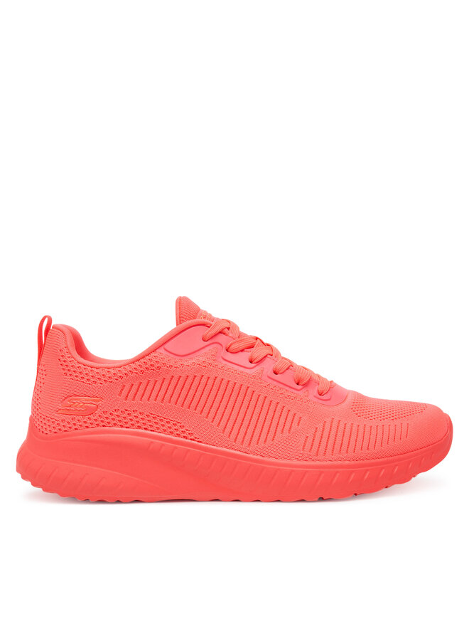 Skechers Sneakersy Skechers Bobs Squad Chaos-Cool Rythms 117216/NCOR Korálová