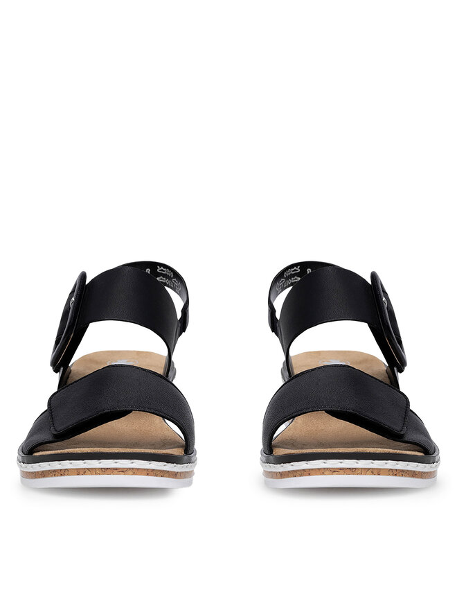Rieker Sandalen Rieker V3667-00 Schwarz