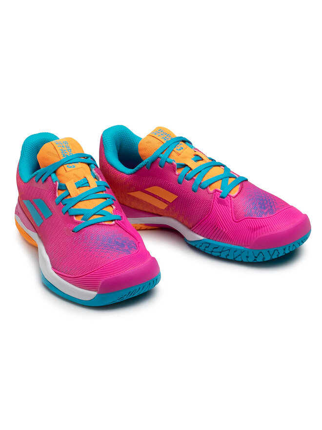 Babolat Tennisschuhe Babolat Jet Mach 3 All Court AC Jr 33S21648 Rosa