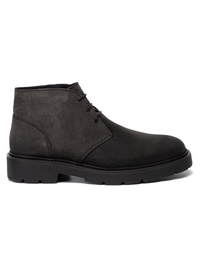 Tommy Hilfiger Schnürschuhe Tommy Hilfiger Suede Clea Desert Boot FM0FM02533 Grau