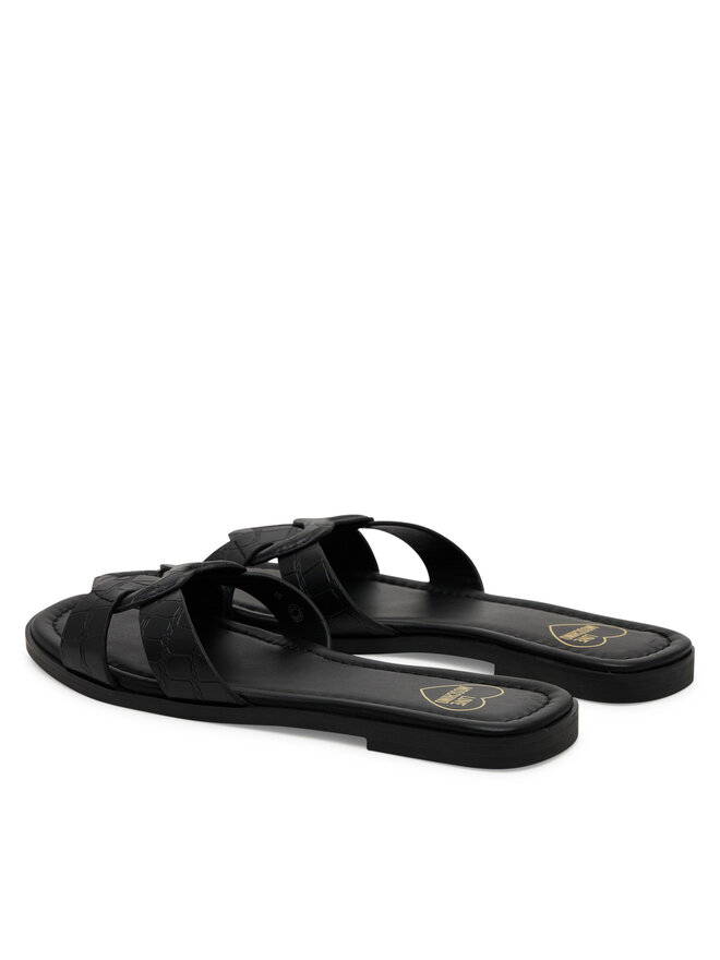 LOVE MOSCHINO Šľapky LOVE MOSCHINO JA28092G1MIB0000 Čierna