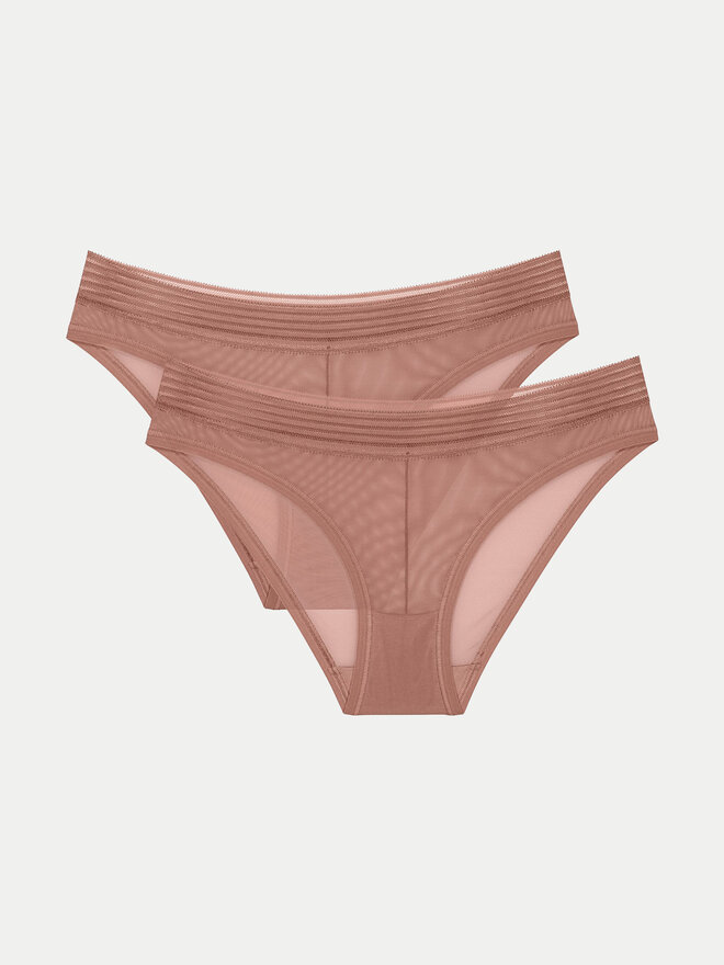 Triumph Triumph 2er-Set klassische Damenslips Tempting Sheer 10218591 Beige