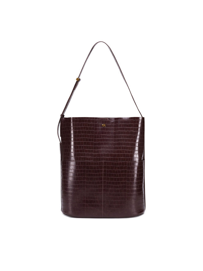 Gino Rossi Ročna torba Gino Rossi CS7779-CROCO Rjava