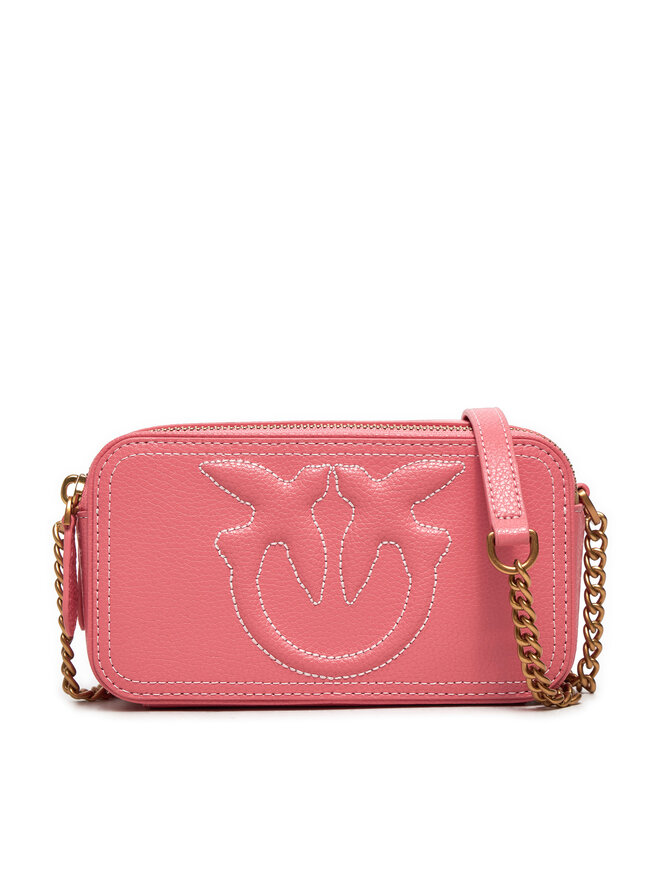 PINKO Táska Pinko Pelle Bottalata 103799 Rózsaszín