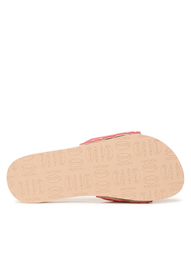 Scholl Pantoletten Scholl PESCURA FLAT FLEX Rot