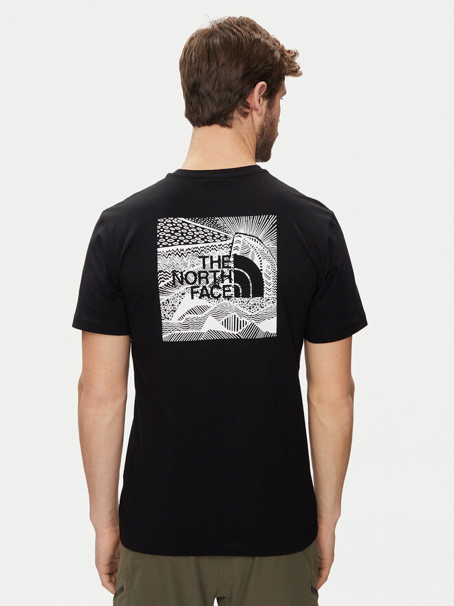 The North Face The North Face Marškinėliai Redbox NF0A87NV Juoda Regular Fit