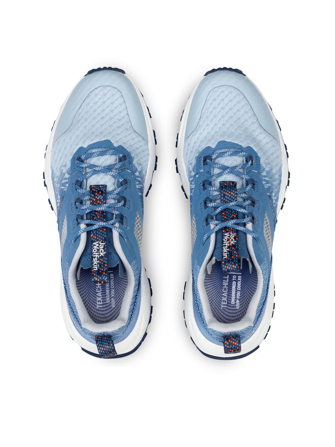 Jack Wolfskin Sneakersy Jack Wolfskin Prelight Pro Vent Low W 4064331 Niebieski