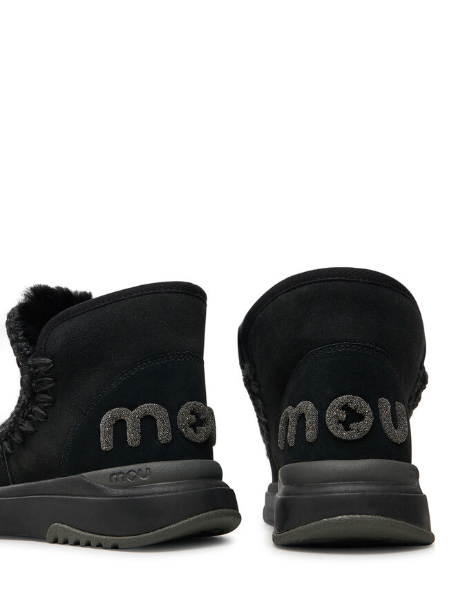 Mou Schneeschuhe Mou Eskimo Jogger Glitter FW421001A Schwarz