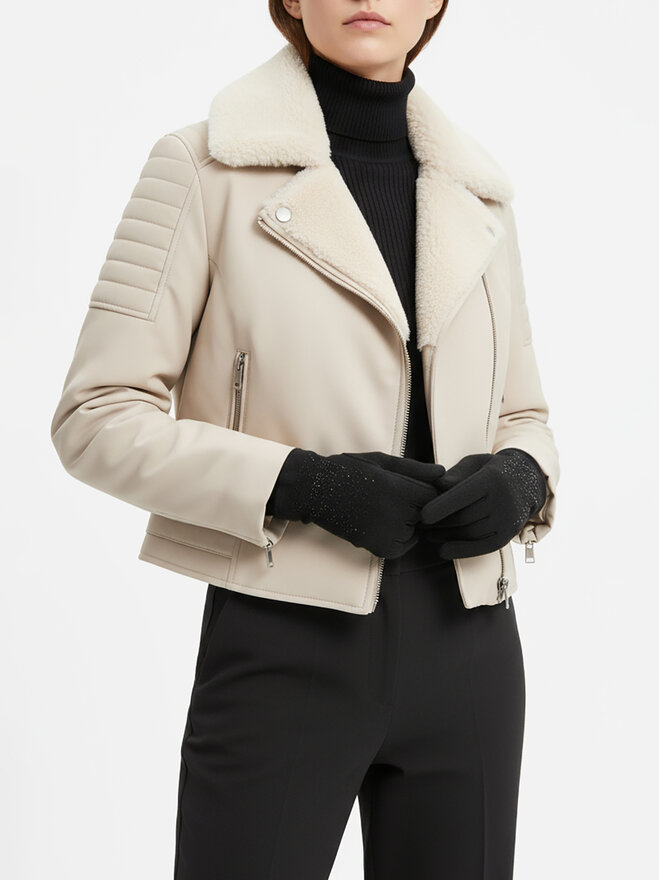 Nine West Рукавички Nine West CEO-NW-W6-001-AW25 Чорний