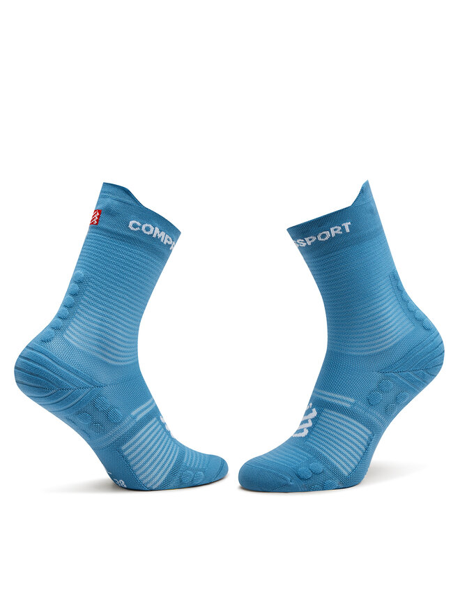 Compressport Calzini lunghi unisex Compressport Pro Racing V4.0 Run High XU00046B Blu